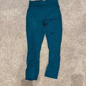 Fabletics teal High-Waisted Leggings Capri length